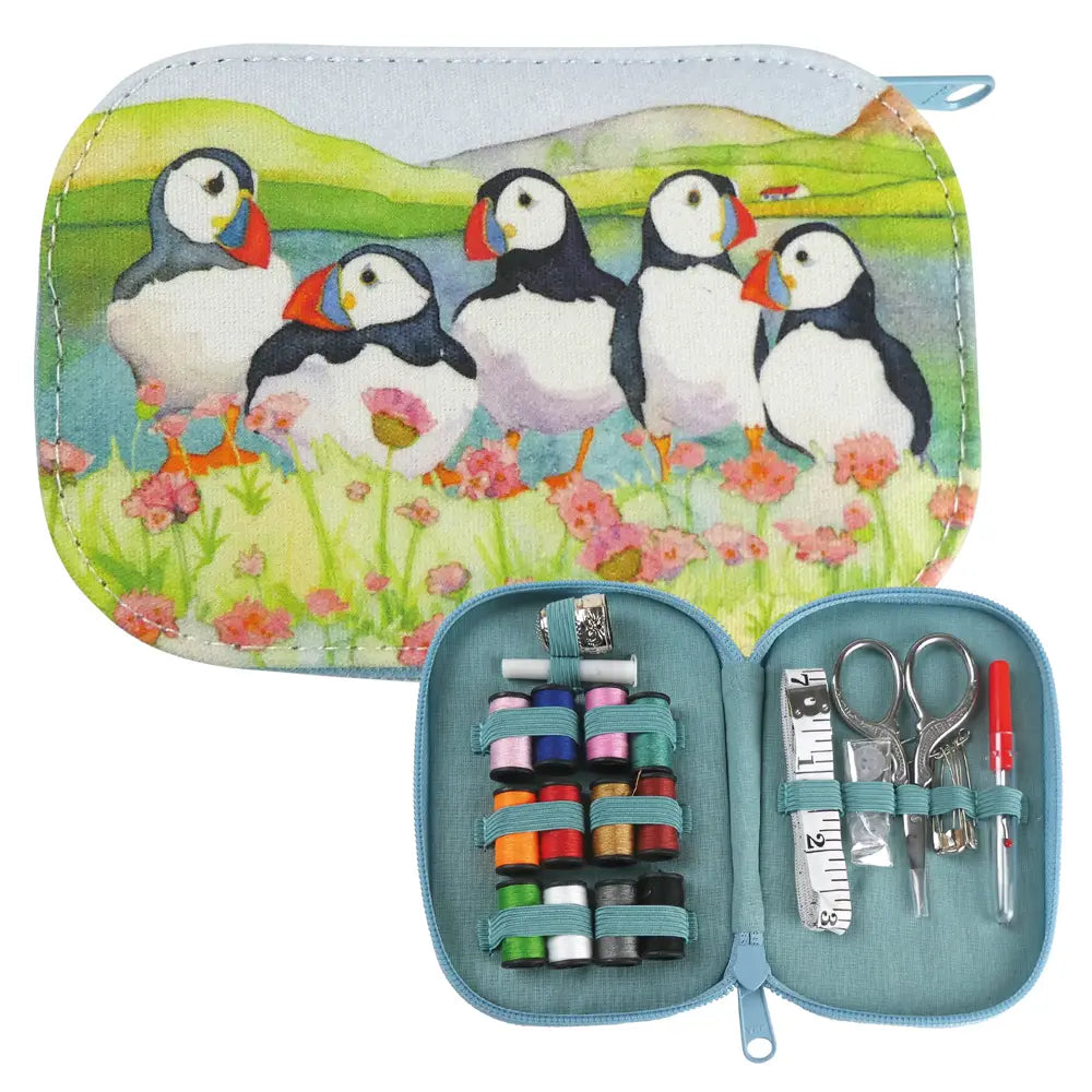 Emma Ball Sottobicchieri Con Pulcinella Di Mare – Set 4 Pezzi 10x10 Cm – Artista Britannica