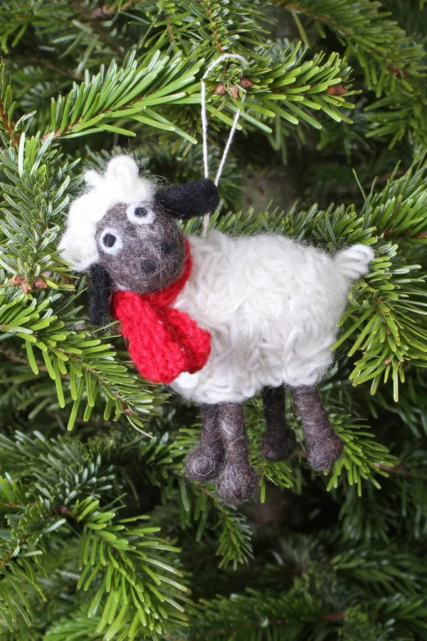 Kevin the Lamb Wool Felt Decoration