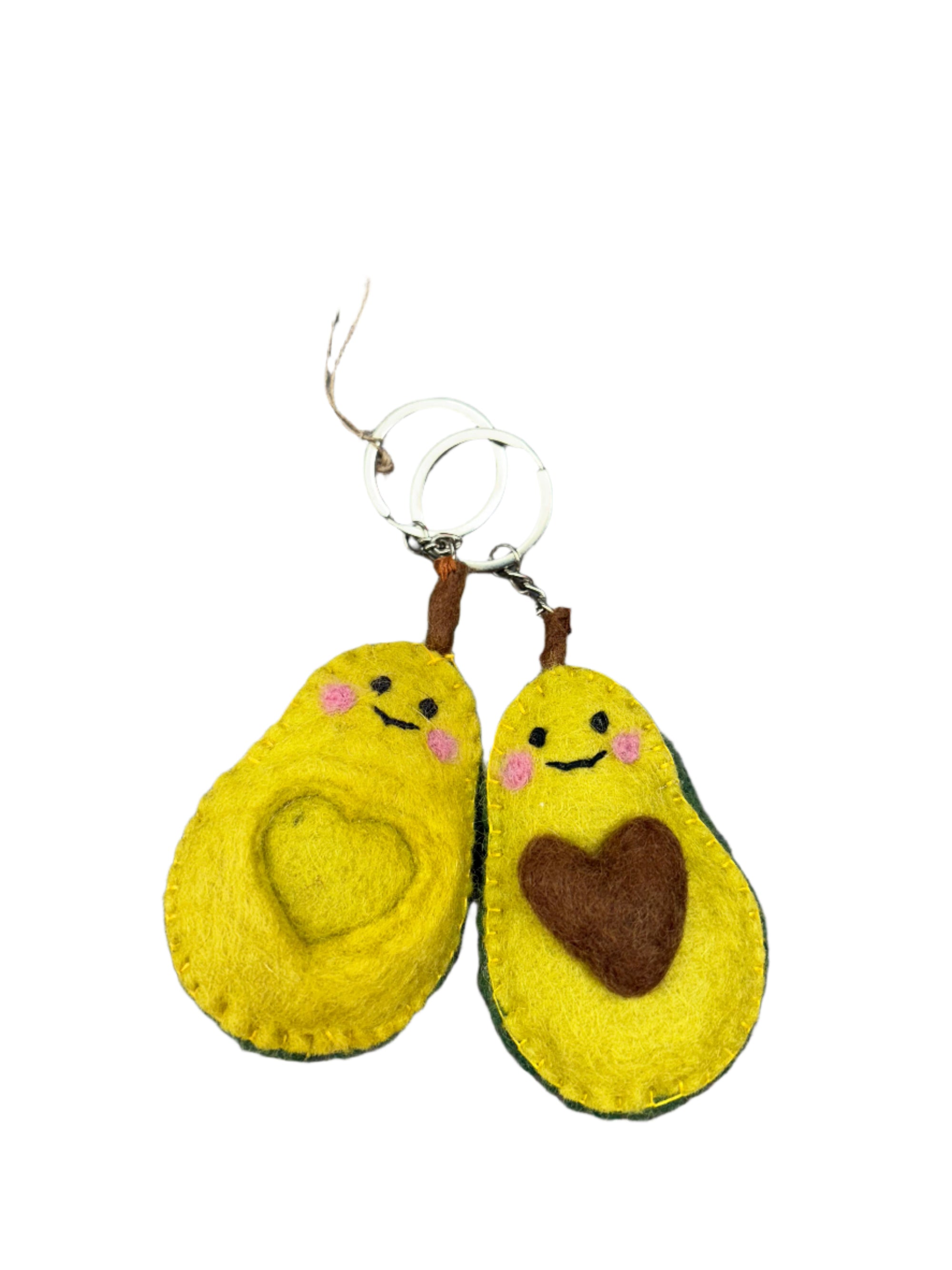 Avocado Pair Keyring