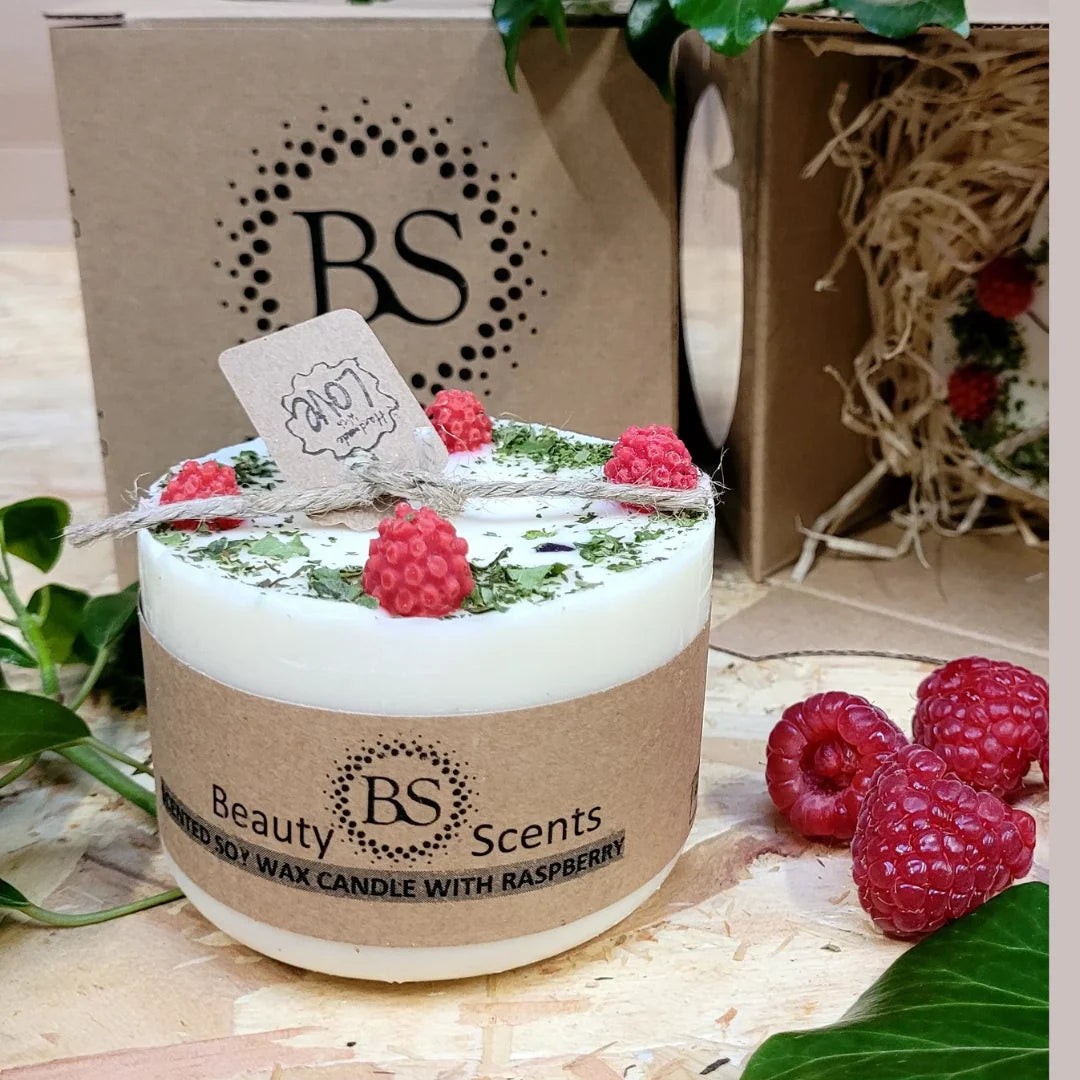 Raspberry Soy Wax Candle