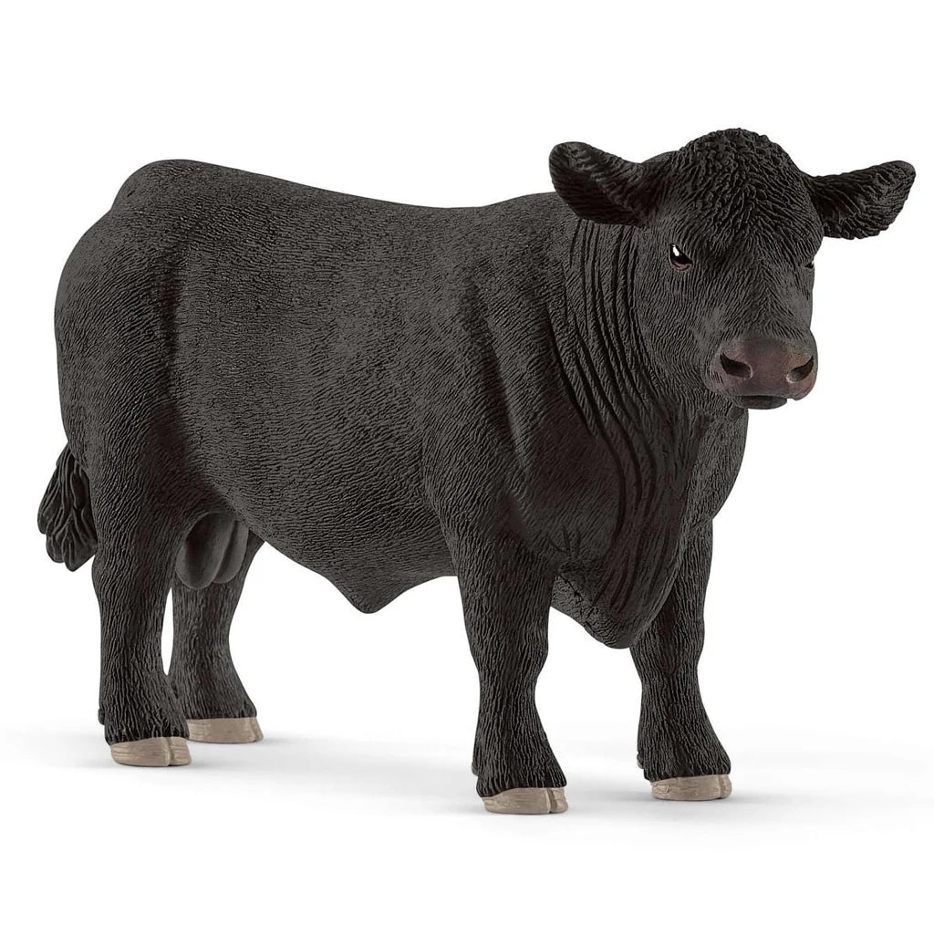 SCHLEICH Black Angus Bull Figurine