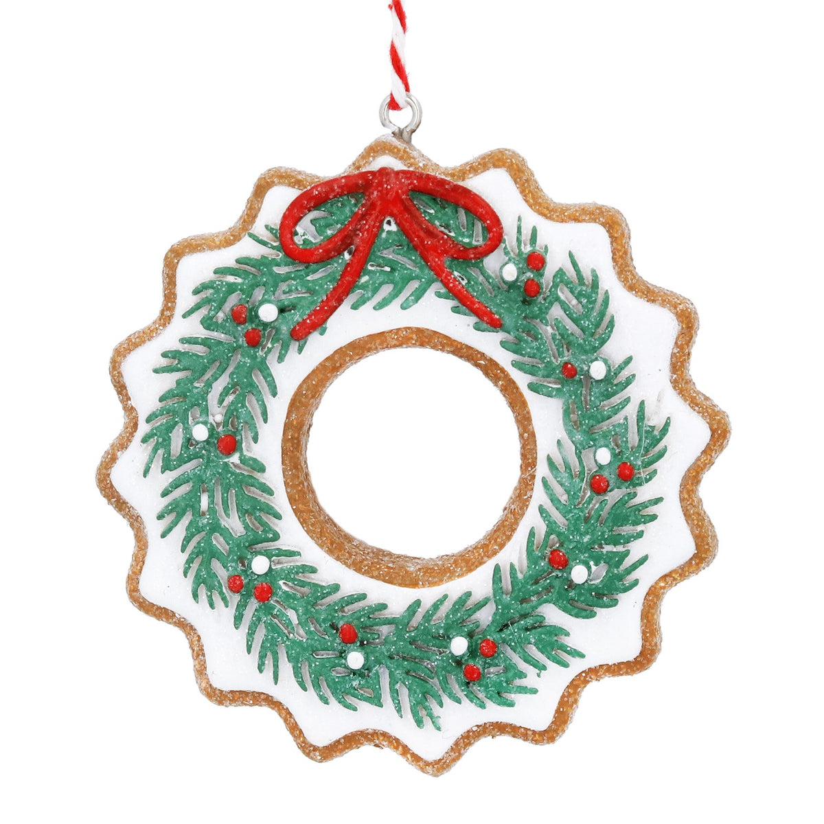 Resin Gingerbread Door Wreath Decoration