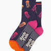 Women's Bamboo Socks - Navy, Jellyfish