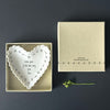 Scalloped Heart Trinket Dish - Love you just the way you are