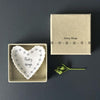 'Pretty things' Small Scalloped Heart Dish