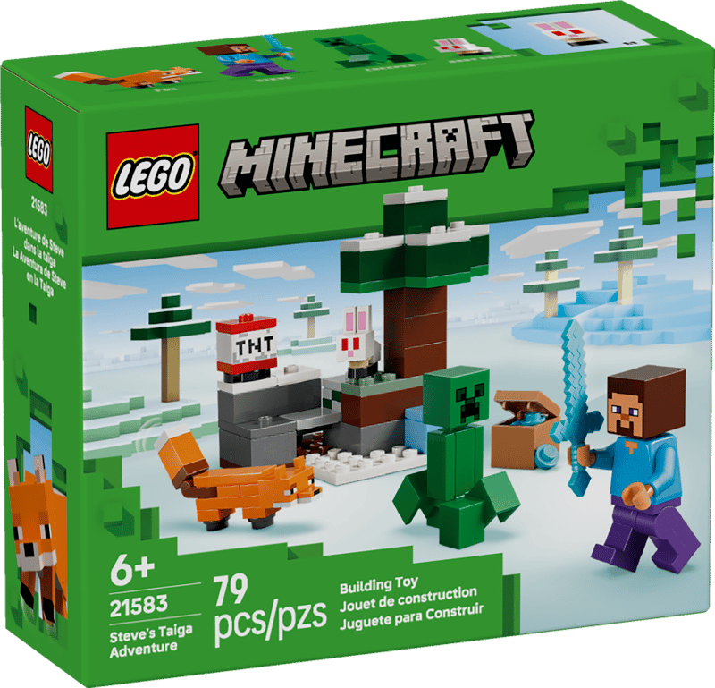 LEGO Minecraft Steve's Taiga Adventure