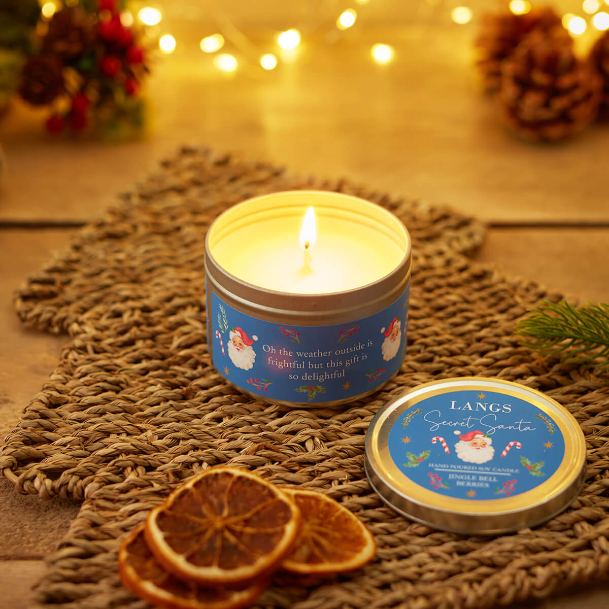 Christmas Candle 'Secret Santa'