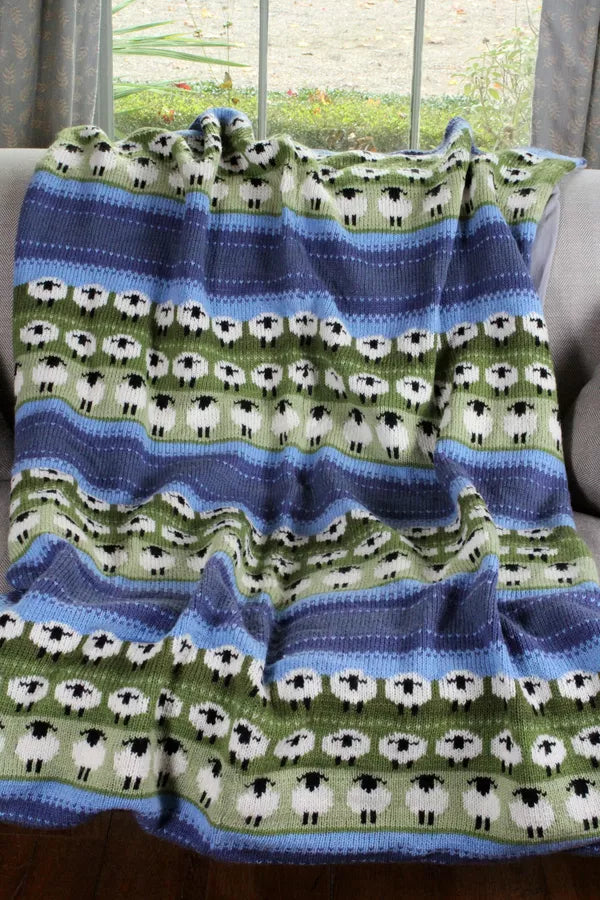 Handmade Flock of Sheep Throw
