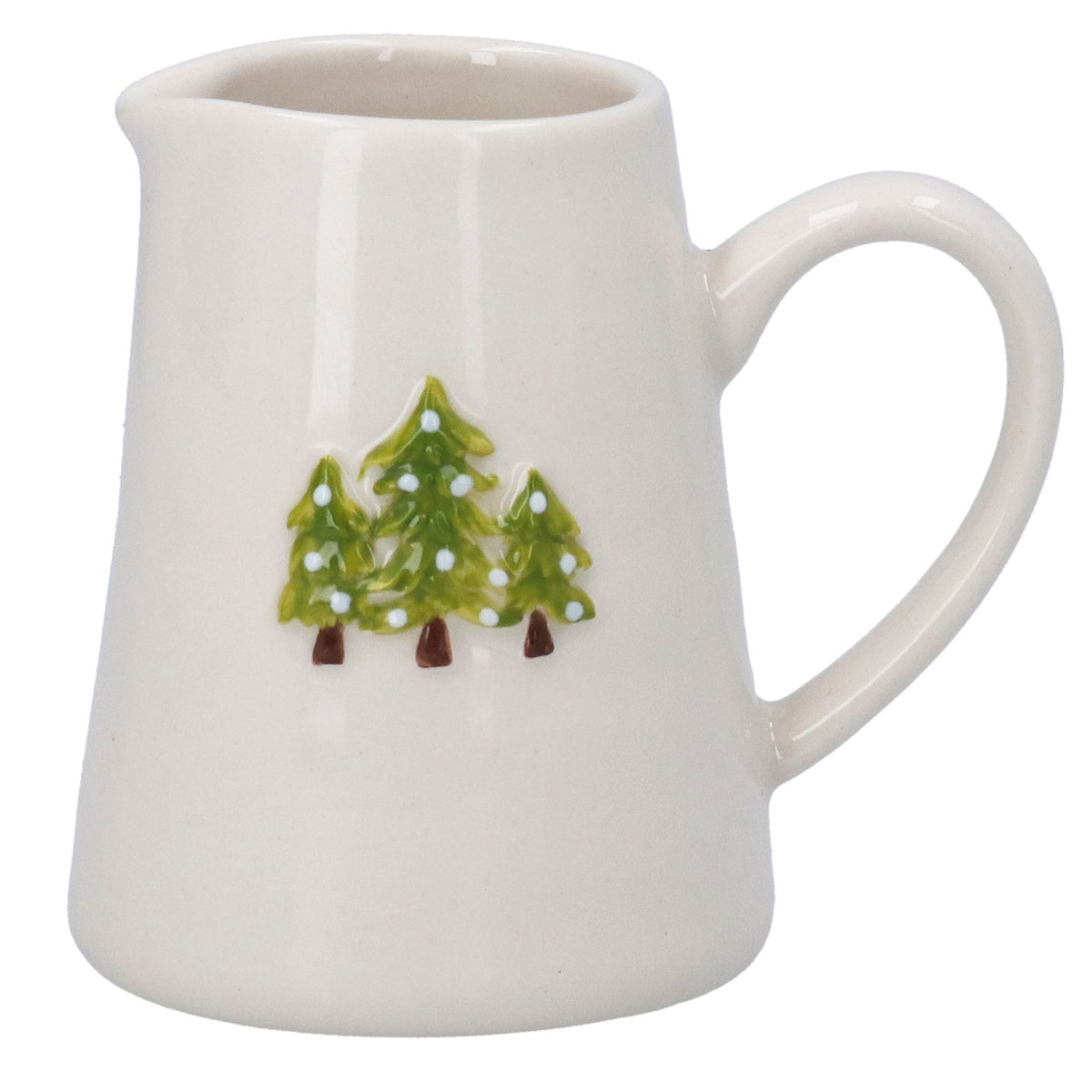 Stoneware Mini Jug with Trees