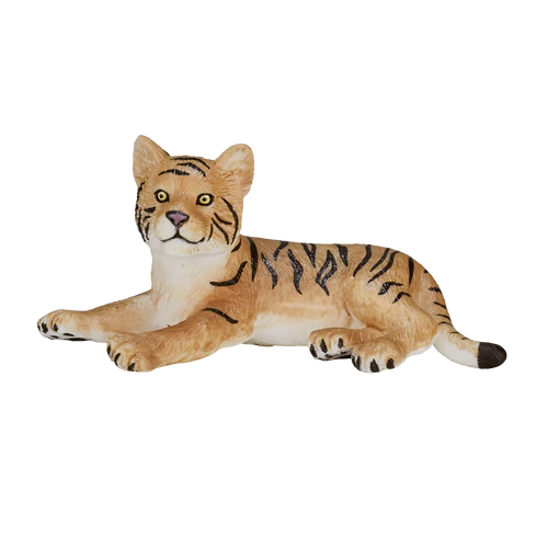 Mojo Tiger Cub Laying Down Figurine