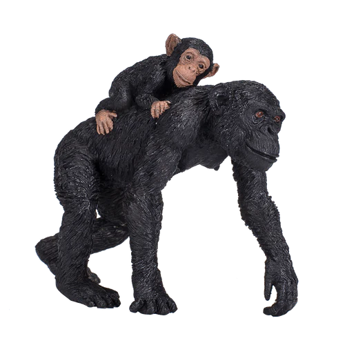 Mojo Chimpanzee and Baby Figurine