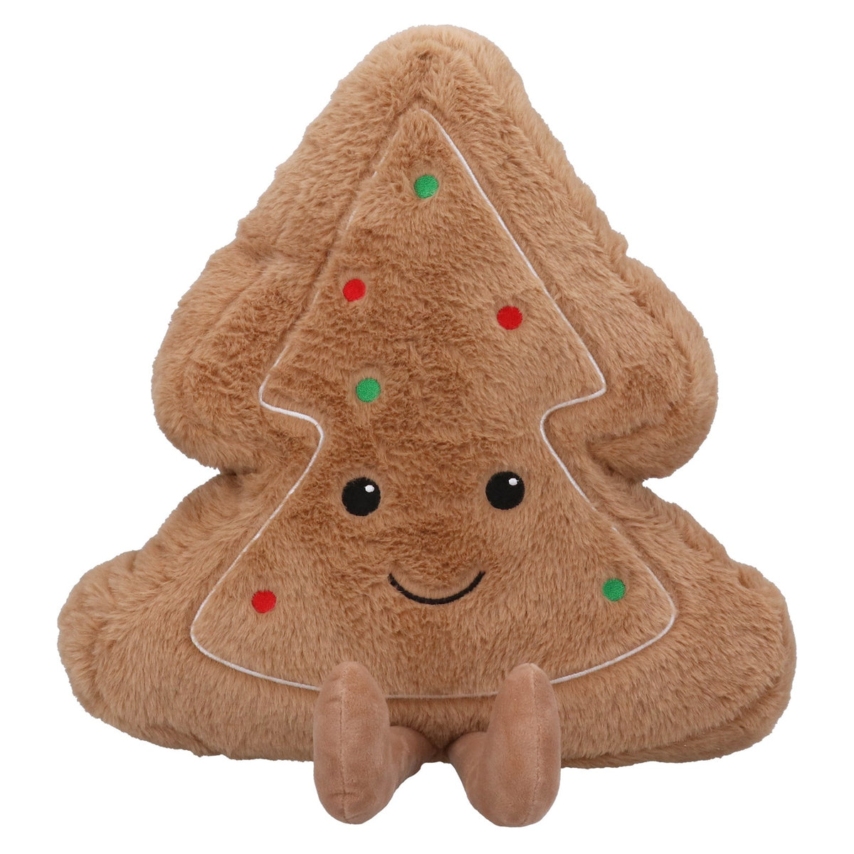 Gingerbread Tree Plush Cushion