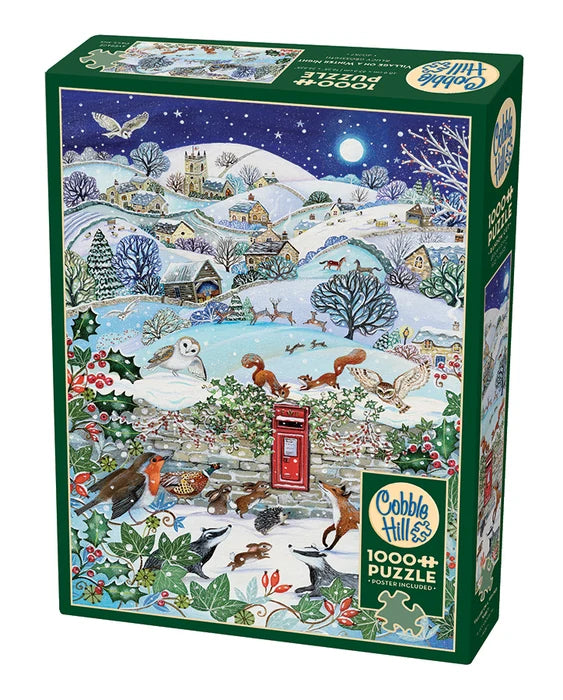 Cobble Hill 'Village on a Winter Night' 1000pc Jigsaw