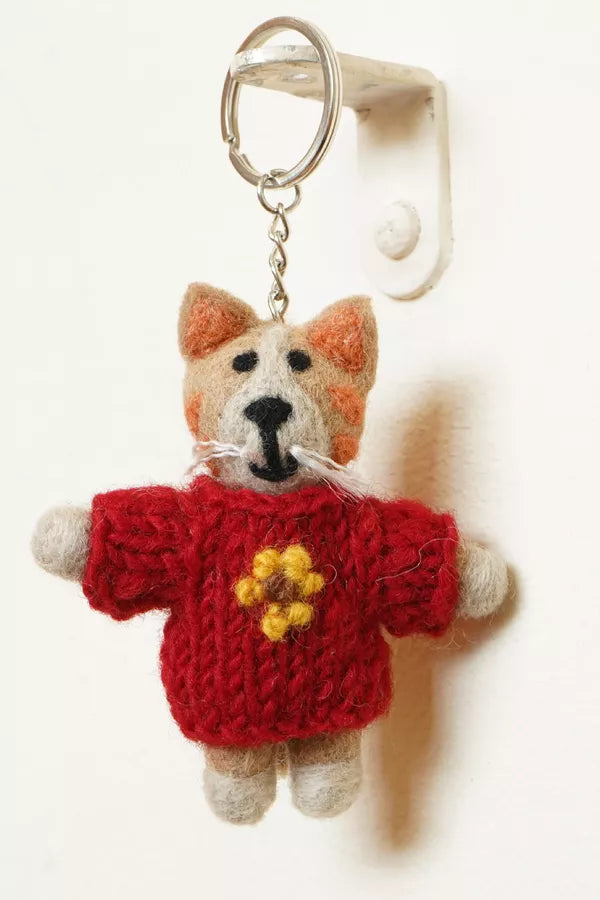 Catalina the Kitten Keyring