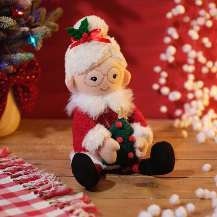 Mrs Claus Plush Shelf Sitter
