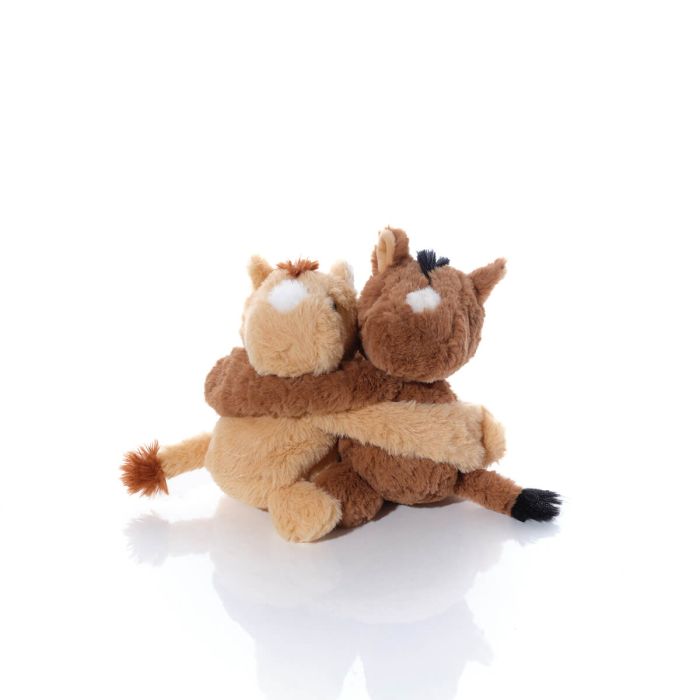 Horse Hugging Plush Double Toy