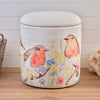 Robin Floral Fabric Storage Stool