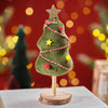 Jingle and Joy Standing Christmas Tree with Wood Base
