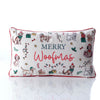 Furry and Festive Merry Woofmas Cushion