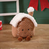 Gingerbread House Plush with Feet
