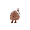Gingerbread House Plush with Feet