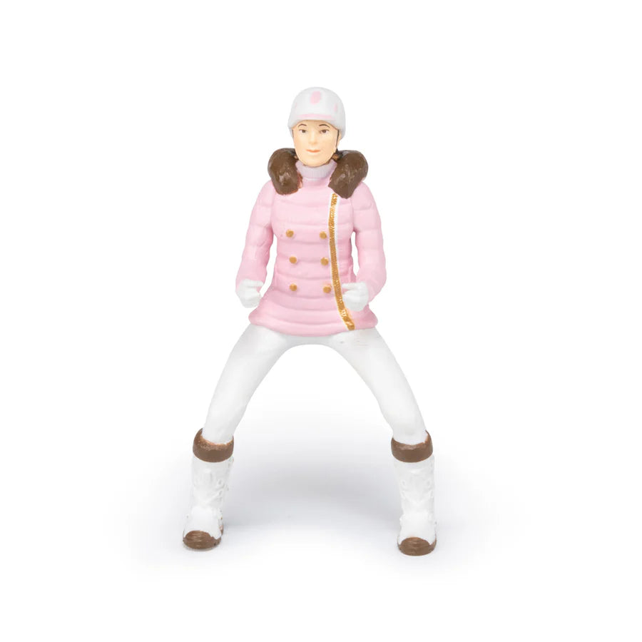 PAPO Winter Fashion Horsewoman Figurine
