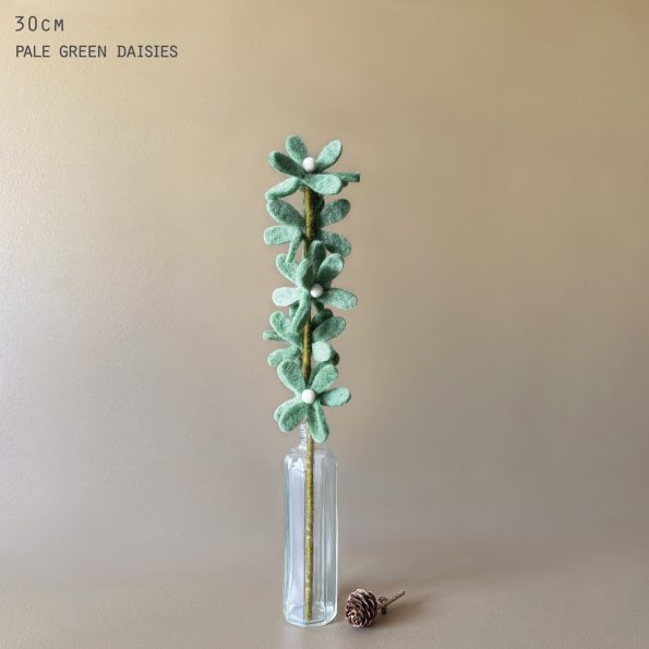 Green Daises Felt Branch