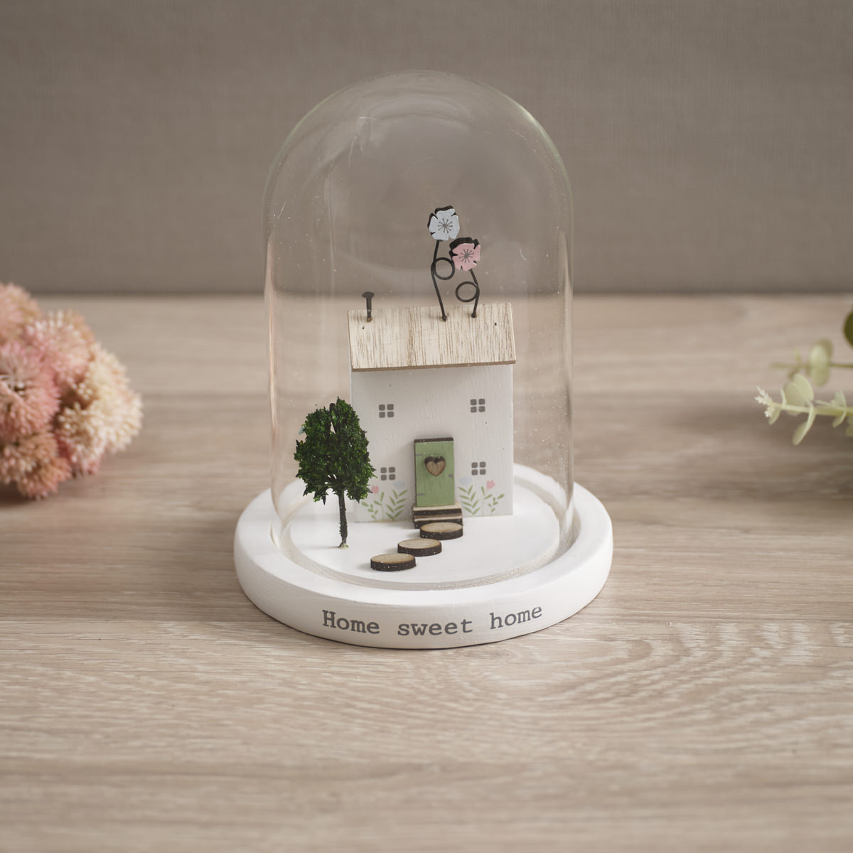 'Home Sweet Home' Glass Dome Ornament