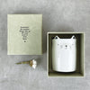 Round Animal Pot - Cat
