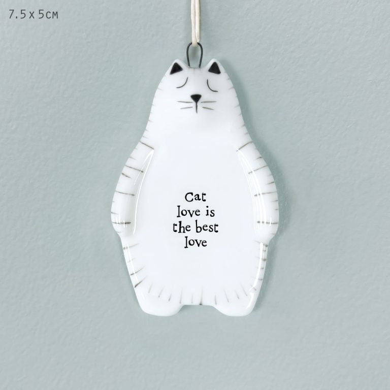 'Cat love is the best love' Hanger