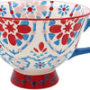 Painted Footed Mug
