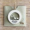 Robins Appear Cut out Hanger
