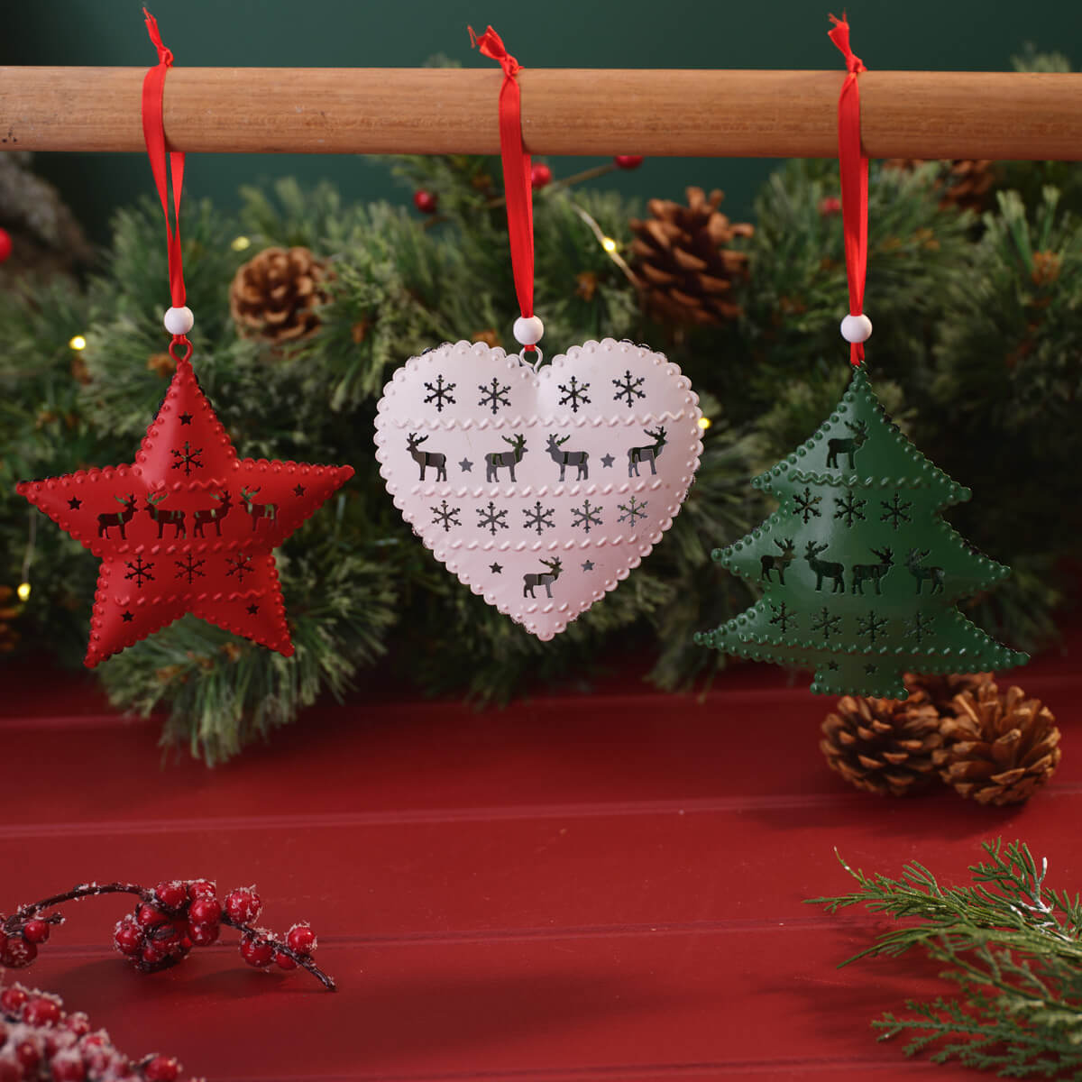Woodland Metal Cut-out Decoration
