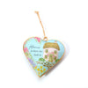 Cottage Garden Metal Heart Hanger (6 Assorted)