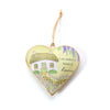 Cottage Garden Metal Heart Hanger (6 Assorted)