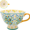 Painted Footed Mug