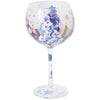 Delphiniums Gin Glass