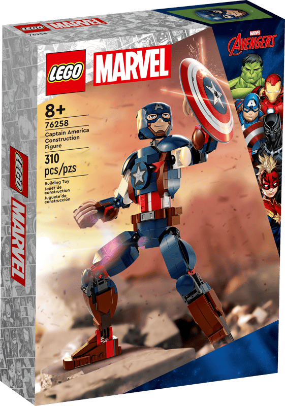 LEGO Marvel Captain America Construction Figure