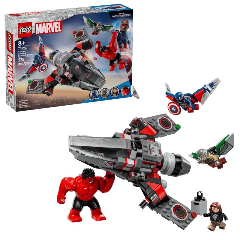 LEGO Marvel Captain America vs. Red Hulk Battle