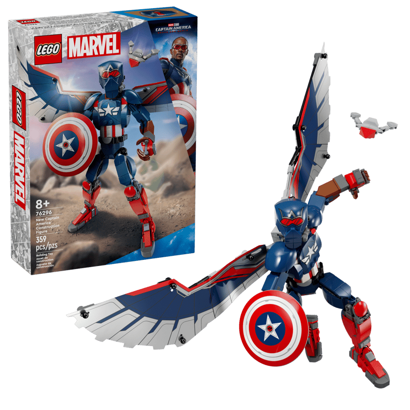 LEGO Marvel New Captain America Construction Figure