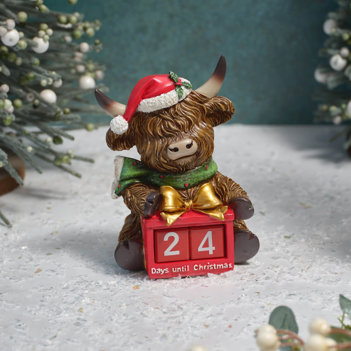 Highland Cow Christmas Countdown