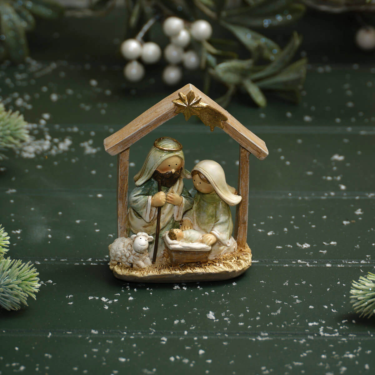 With Love Nativity Scene Ornament