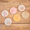Ditsy Floral Scalloped Coasters