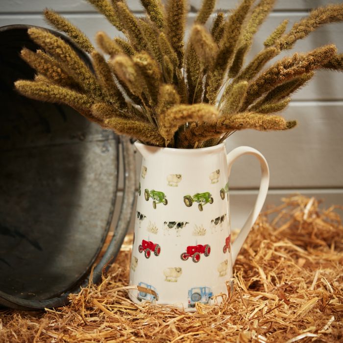 Farm Jug with Tractors & Animals