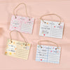 Love and Kindness Ceramic Postcard Hangers