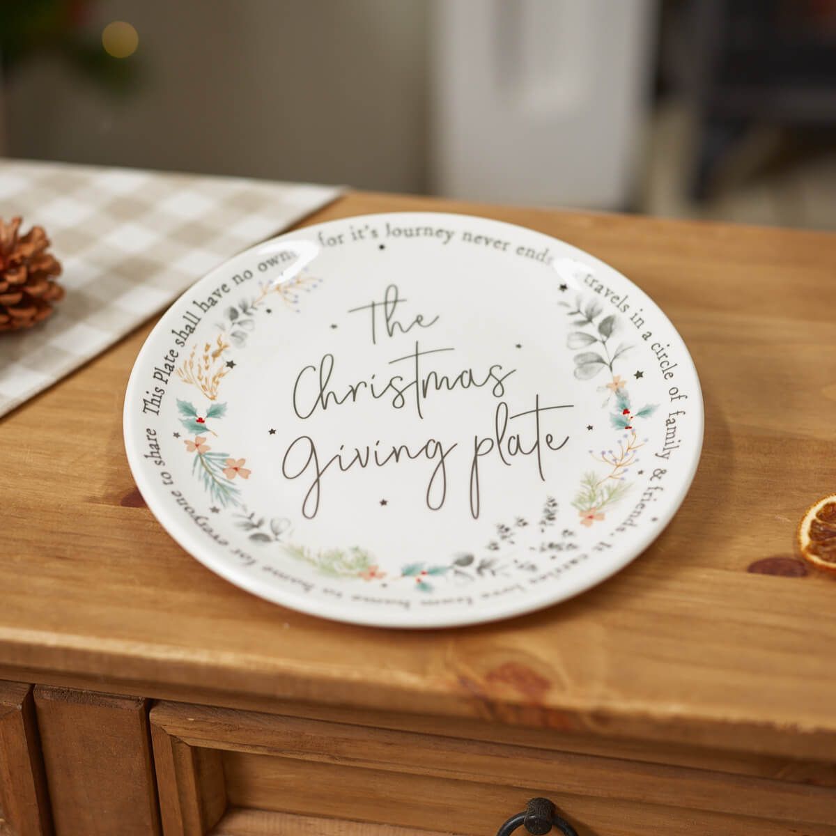 Christmas Giving Plate