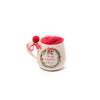 'The most wonderful time of the year' Stoneware Mug with Socks