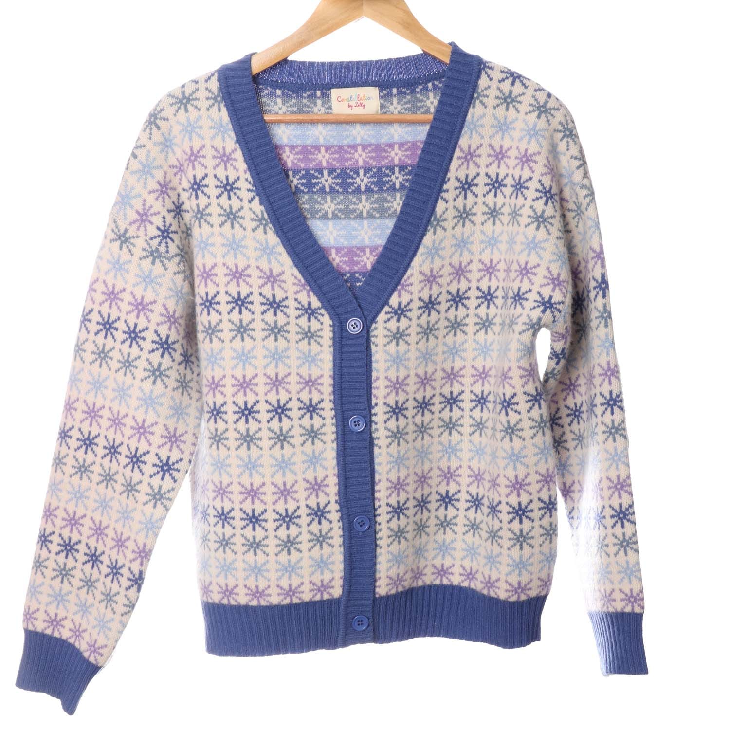 Zelly Blue Stars Cardigan