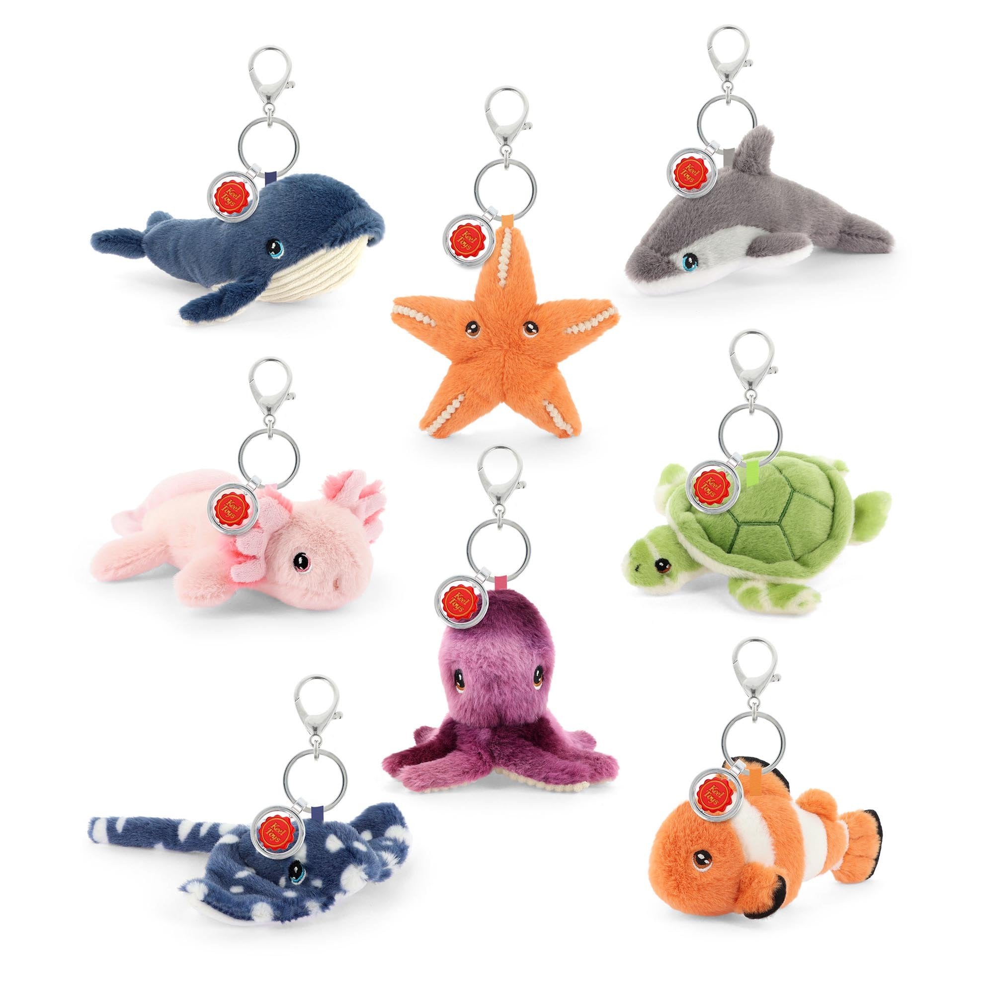 12cm Keel Bag Charms - Sealife Collection