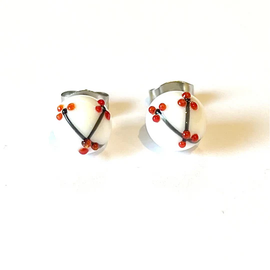 Helen Chalmers Hibiscus Blossom Studs